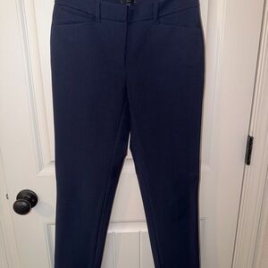 White House Black Market Navy Ankle Slim Pants